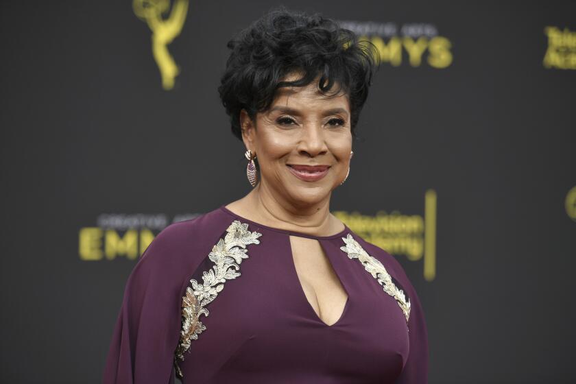 FILE - Phylicia Rashad arrives at the Creative Arts Emmy Awards in Los Angeles on Sept. 15, 2019. Rashad is returning to her alma mater as the new dean of the Howard University College of Fine Arts. The longtime performer and Tony Award winner who role to cultural prominence as Clair Huxtable on “The Cosby Show” graduated magna cum laude from Howard with a bachelor’s in fine arts in 1970. (Photo by Richard Shotwell/Invision/AP, File)