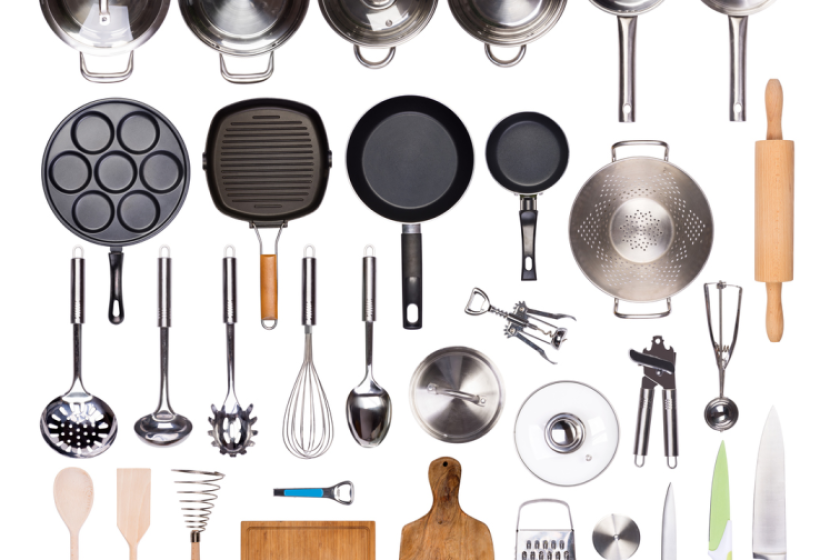 Array of cooking tools