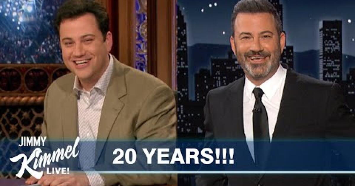 Jimmy Kimmel’s 20th Anniversary Monologue Los Angeles Times
