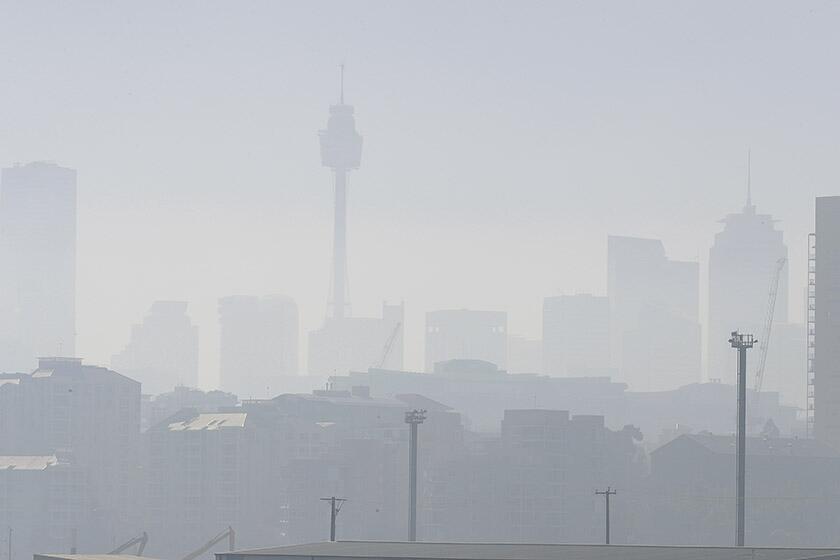 The air quality in parts of Sydney, Australia, reached hazardous levels on Tuesday because of smoke from wildfires.