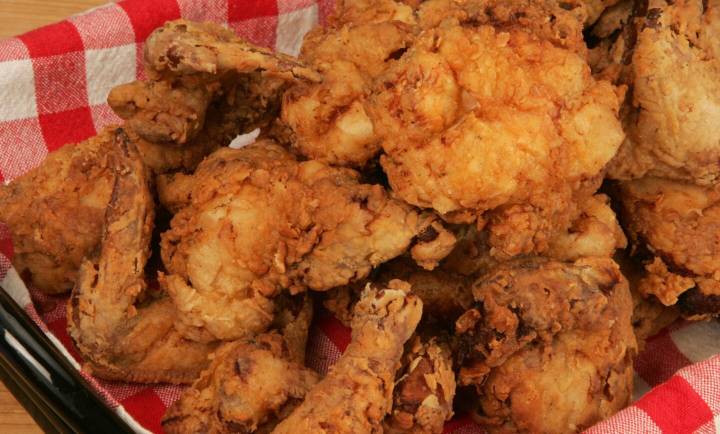 Crispy fried chicken