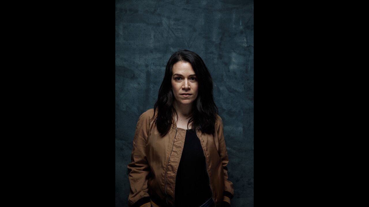 Actress Abbi Jacobson with the film "Person to Person."