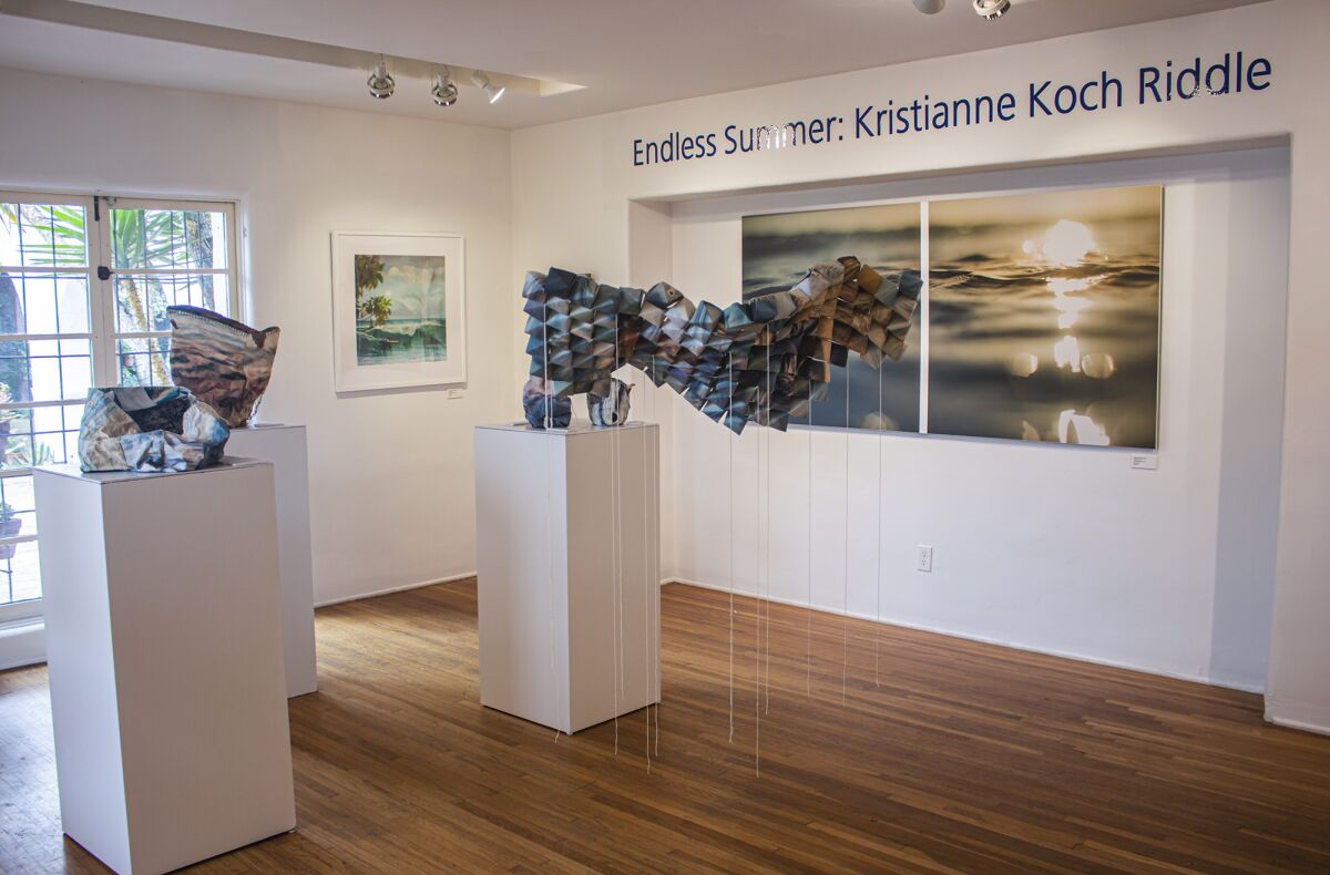 The "Endless Summer: Kristianne Koch Riddle" exhibit at Casa Romantica.