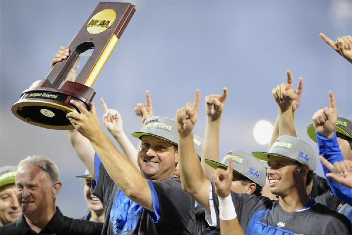 The UCLA Bruins are the reigning NCAA baseball champions, but their home field, Jackie Robinson Stadium, which resides on part of the West L.A. Department of Veterans Affairs campus, has been put in jeopardy by a lawsuit challenging its lease.