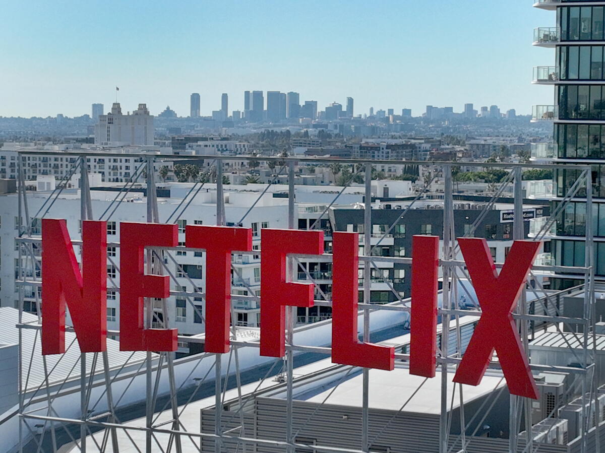 Netflex Sign Netflix prices are rising again, hitting $27 a month - Los Angeles Times