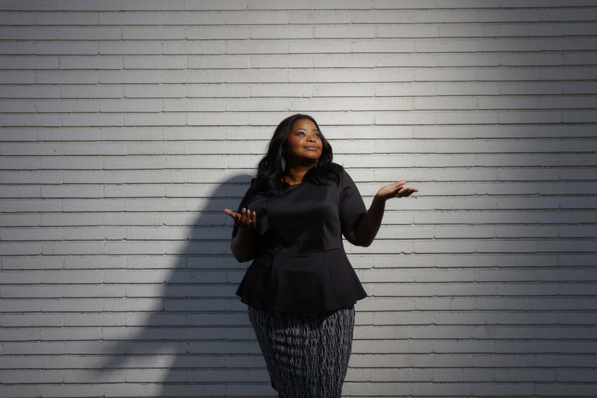 Academy Award-winning actress Octavia Spencer, one of the stars of "The Shape of Water," photographed in Beverly Hills.