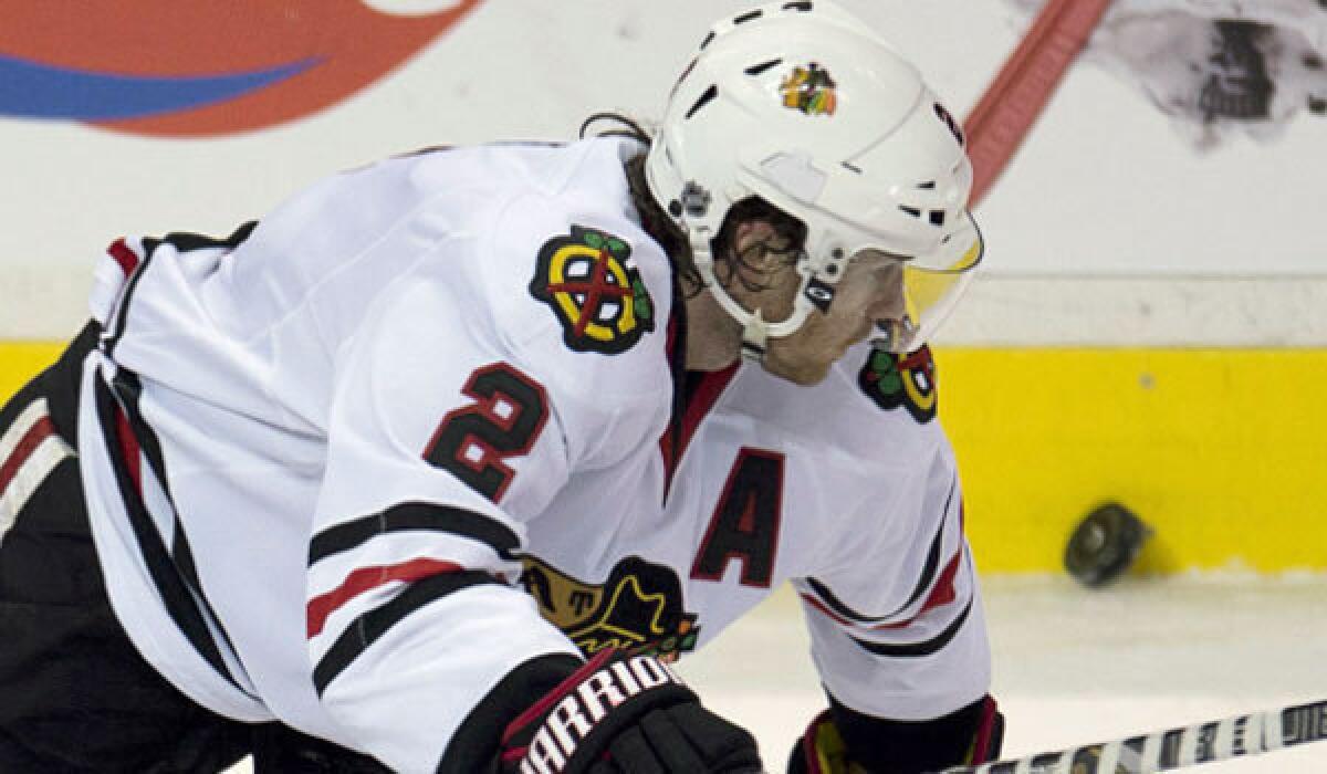 Chicago defenseman Duncan Keith made comments to a female reporter that some are calling sexist.