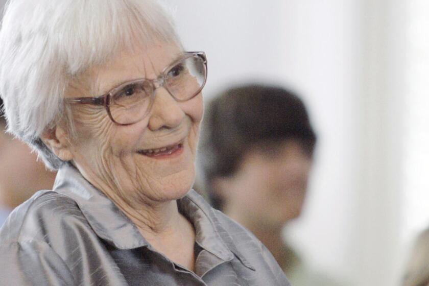 Harper Lee at a 2007 ceremony honoring four new members of the Alabama Academy of Honor in Montgomery, Ala.
