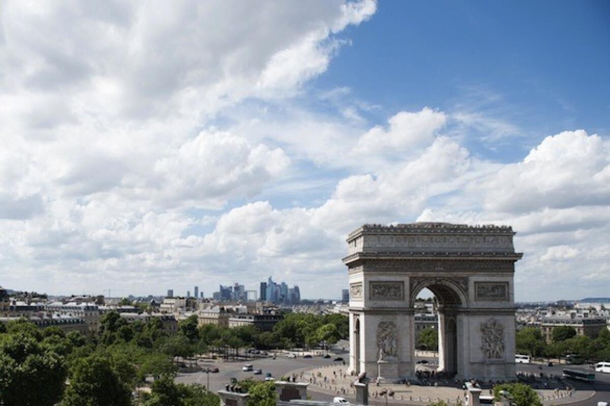 The Arc de Triomphe in Paris, one of the stops on the eight-day tour from Basillius Travel.