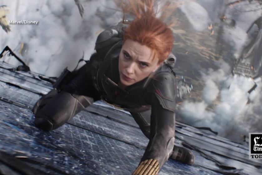 LA Times Today: Scarlett Johansson sues Disney over ‘Black Widow’ release