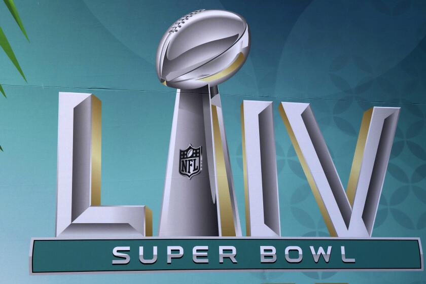 Super Bowl LIV will be played at Hard Rock Stadium in Miami Gardens, Fla., on Feb. 2, 2020.