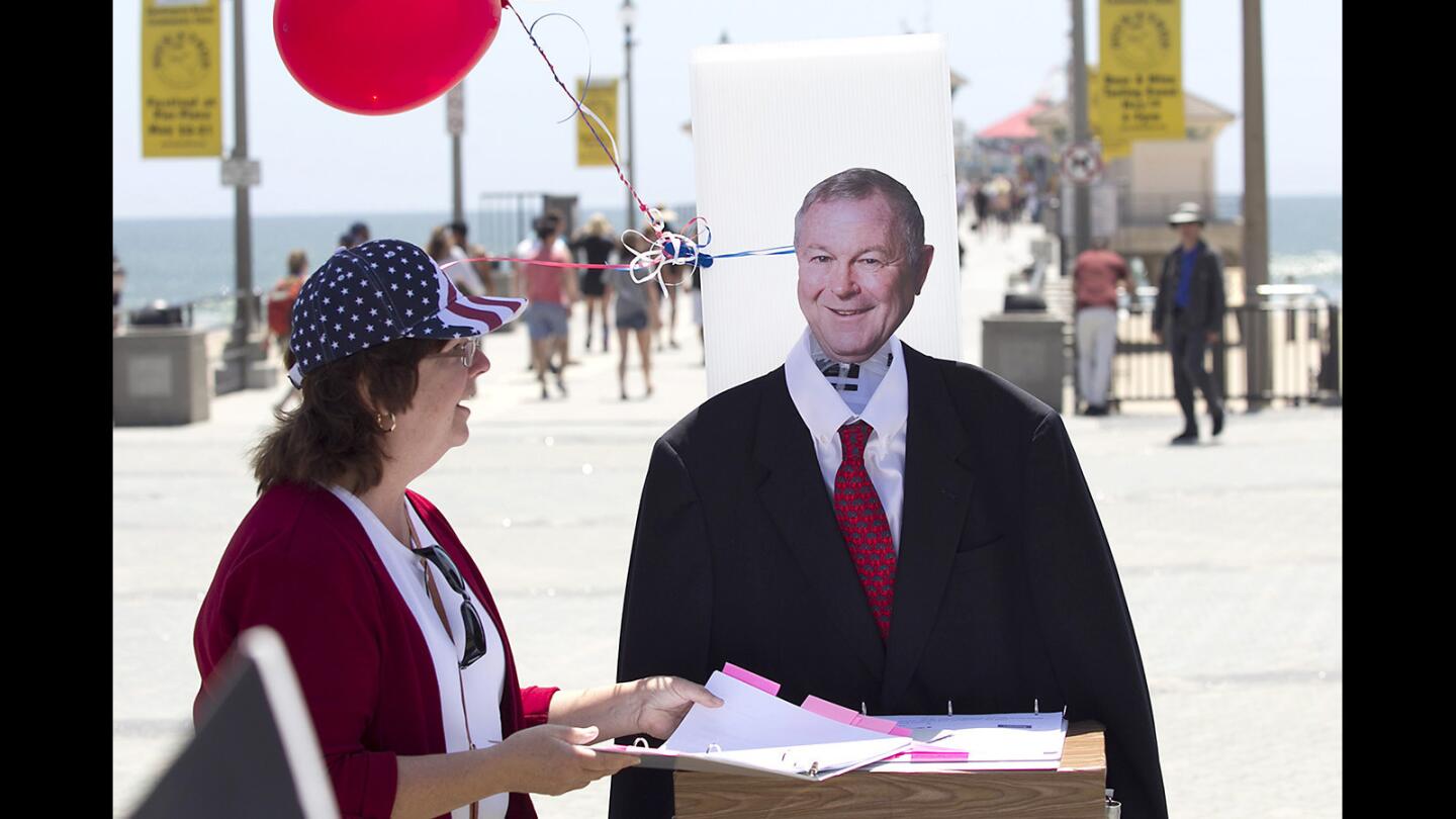 Mock Town Hall Meeting Calls Out Rohrabacher