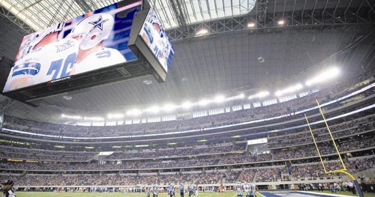 Cowboys punt hits video board over field at AT&T Stadium, causing a rare  do-over