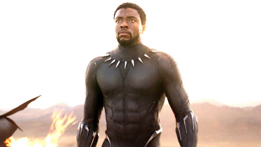 Chadwick Boseman stars in Disney's "Black Panther," which helped drive record box office revenues in 2018.