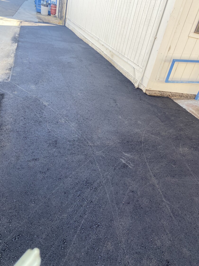 A shot after the resurfacing work at Ramona High School.