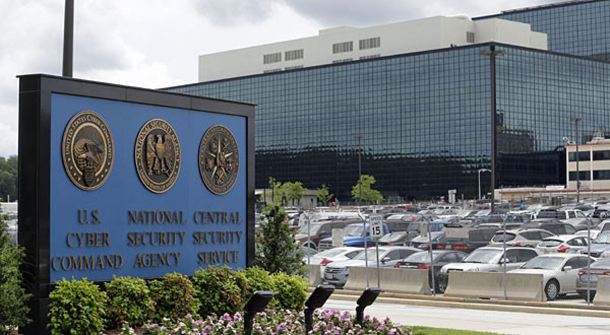 The National Security Agency campus in Fort Meade, Md.