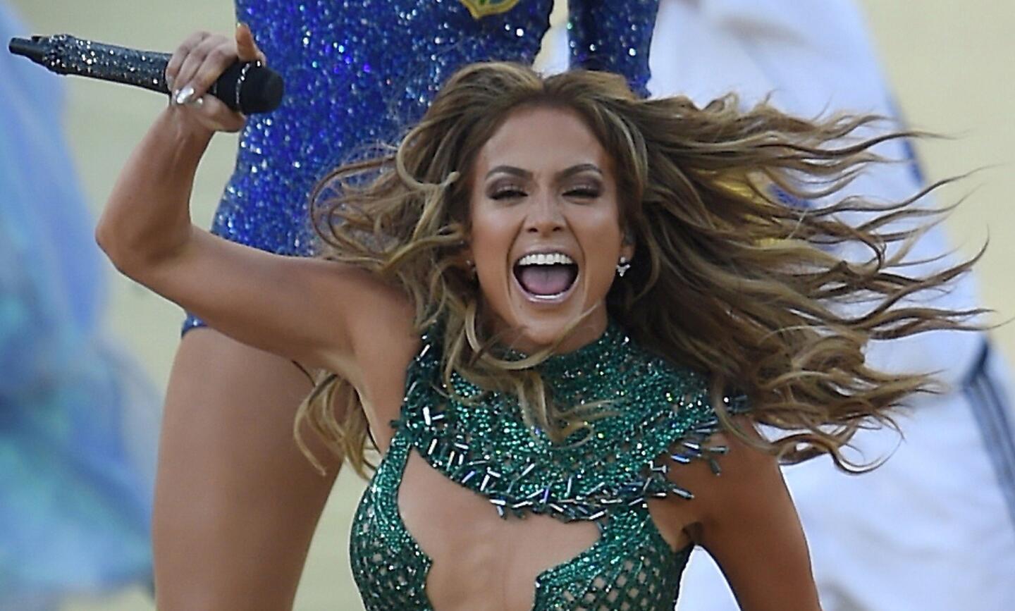 Jennifer Lopez starred in the opening ceremony of the 2014 FIFA World Cup at Corinthians Arena in Sao Paulo, Brazil, on Thursday.