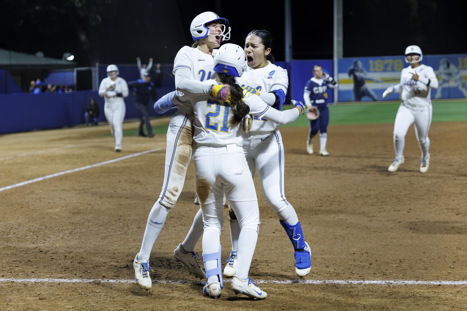 UCLA surrenders 10 runs in an inning, rallies to win NCAA regional opener on walk-off