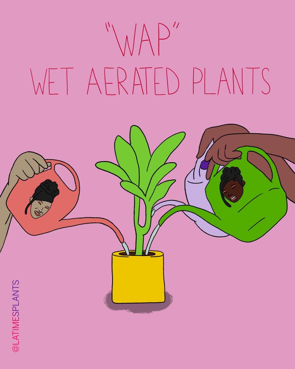 Wet aerated plants