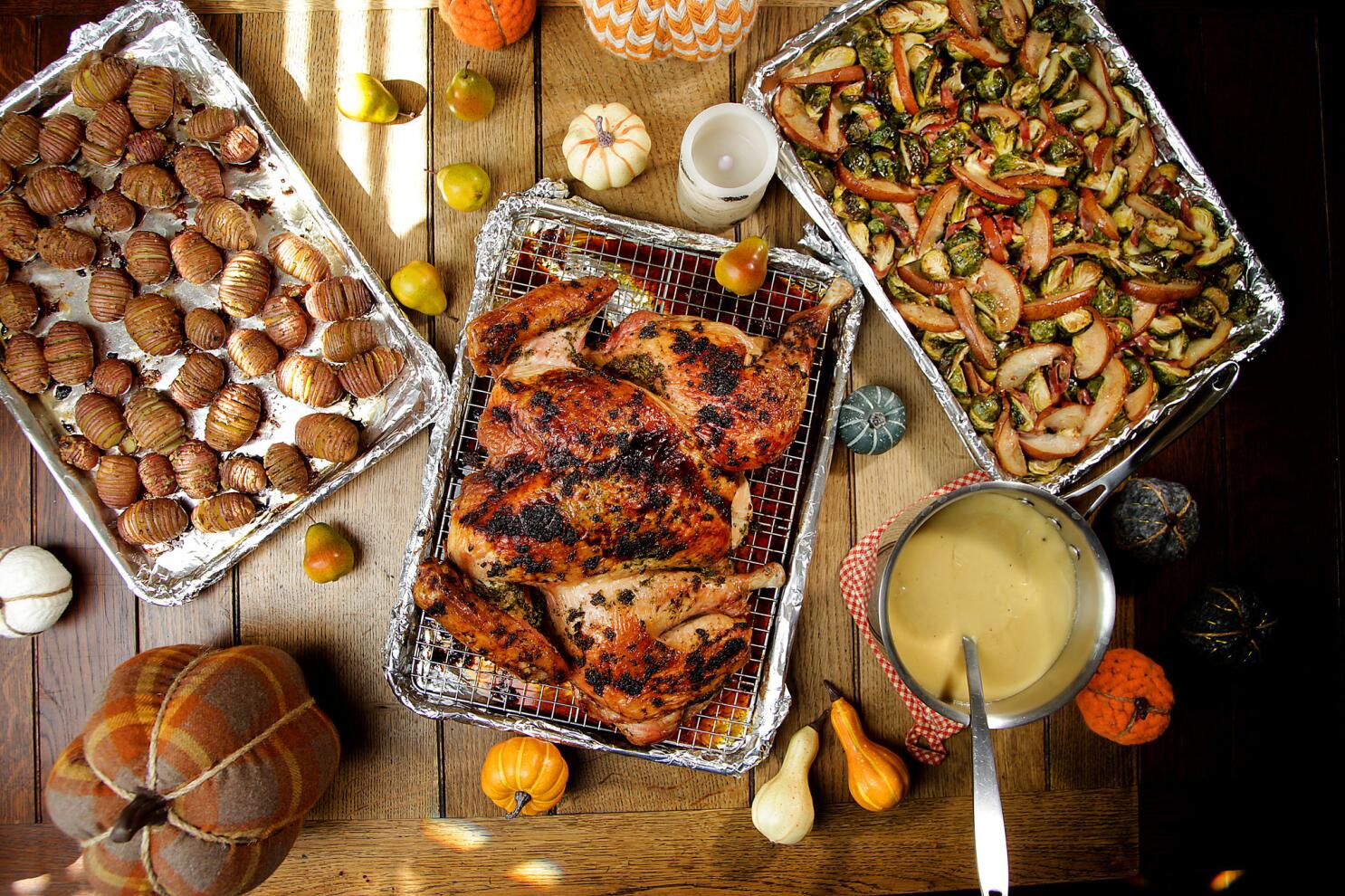 Thanksgiving on 2 Sheet Pans Recipe, Food Network Kitchen