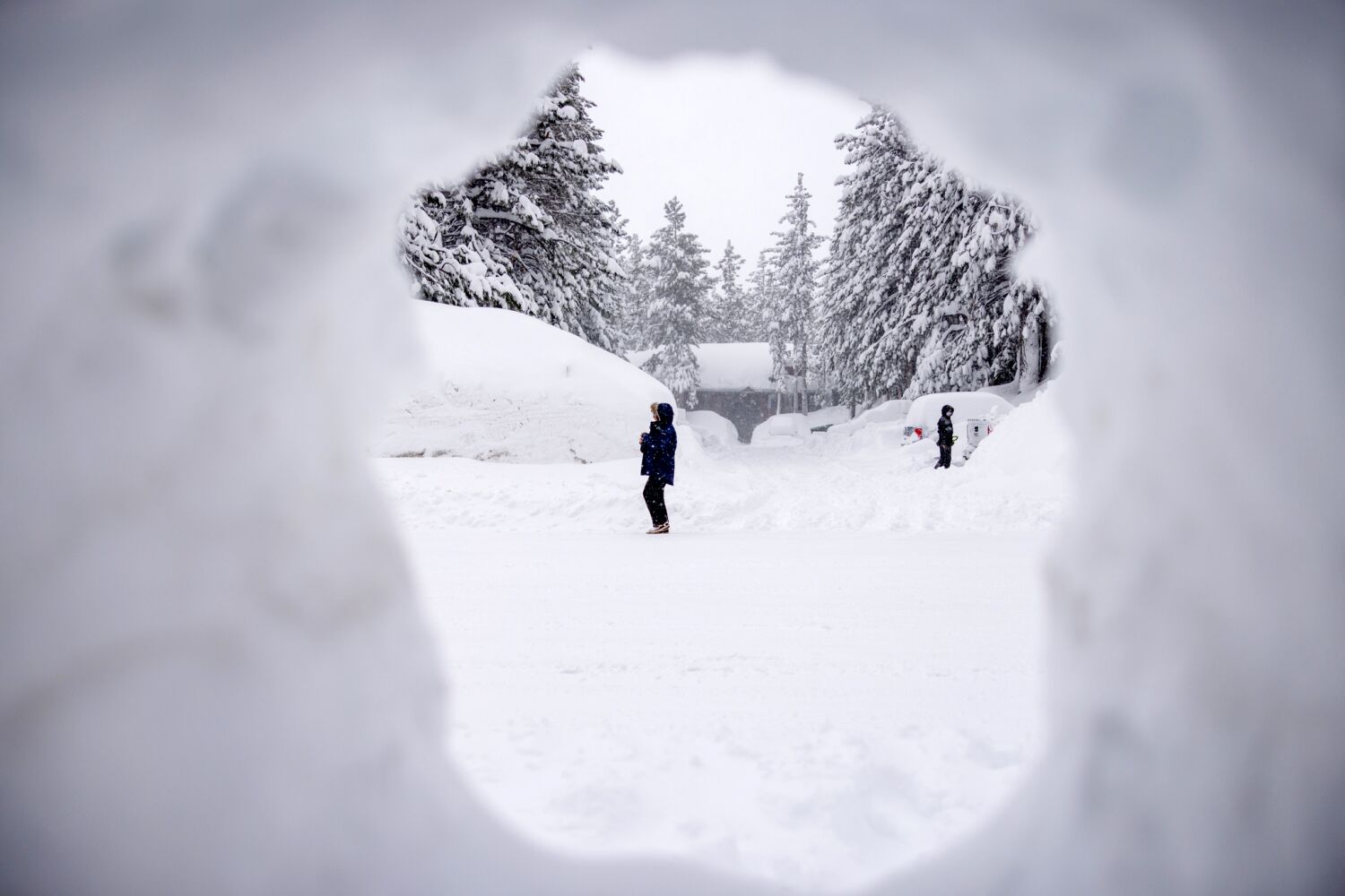 Janu-buried!! California ski resorts have received more than 300 inches of snow so far this season
