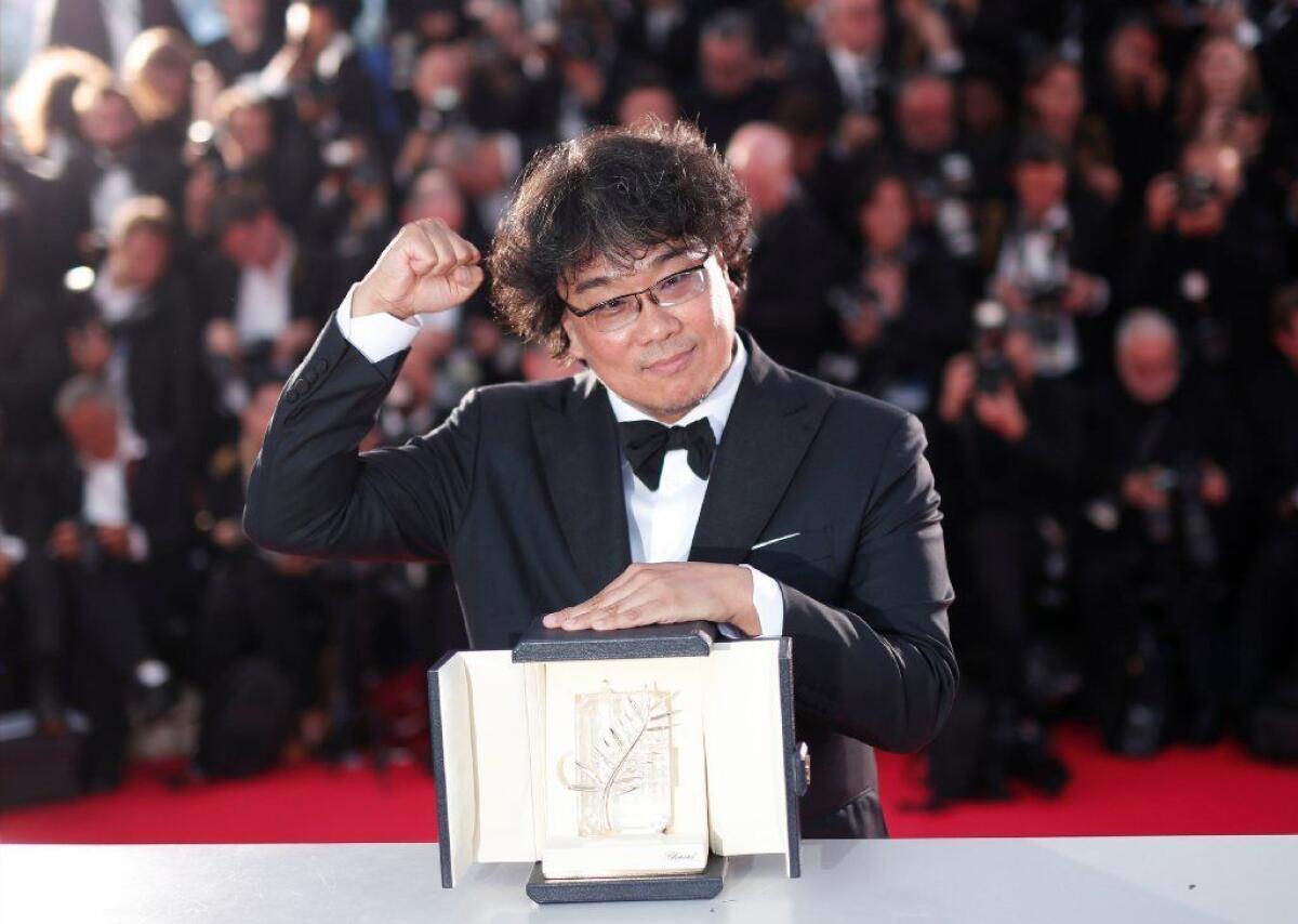 Bong Joon-ho won the Palme d'Or for his movie "Parasite" at the Cannes Film Festival.