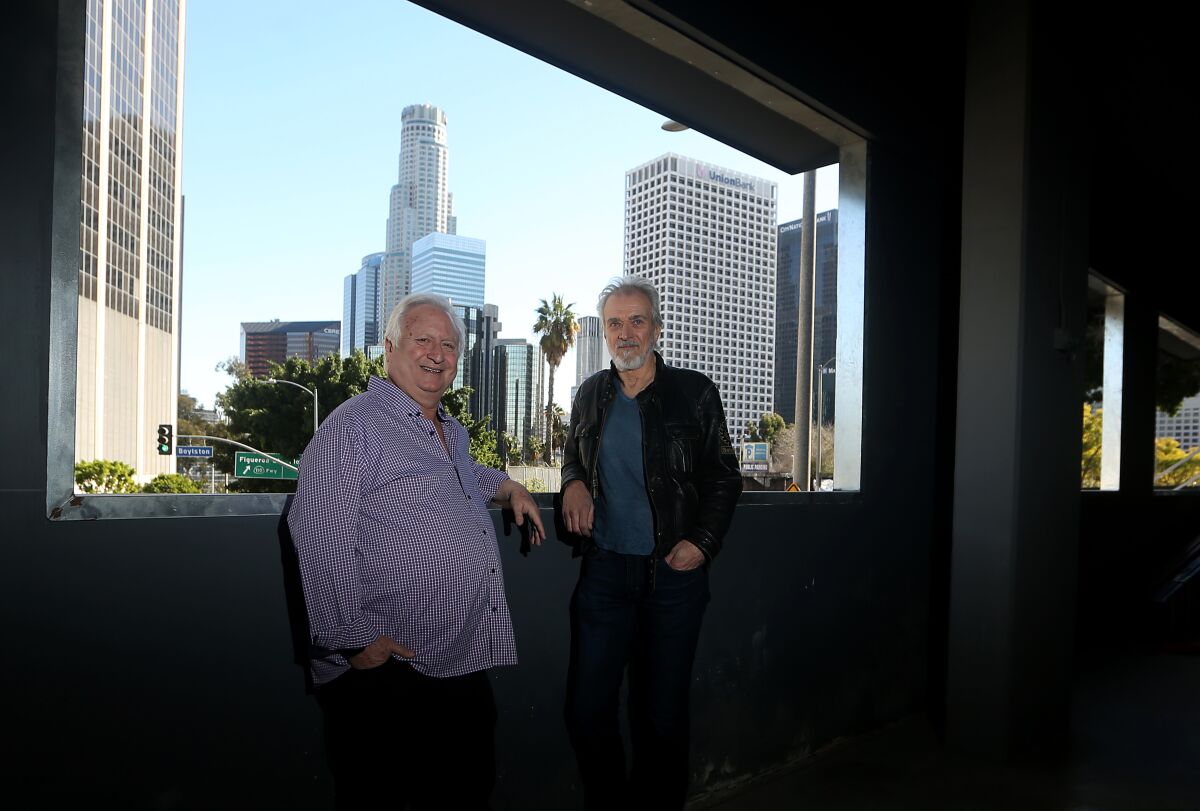 Gregg Perloff, left, and Michael Swier are partners in the Bellwether, set for a spring opening.