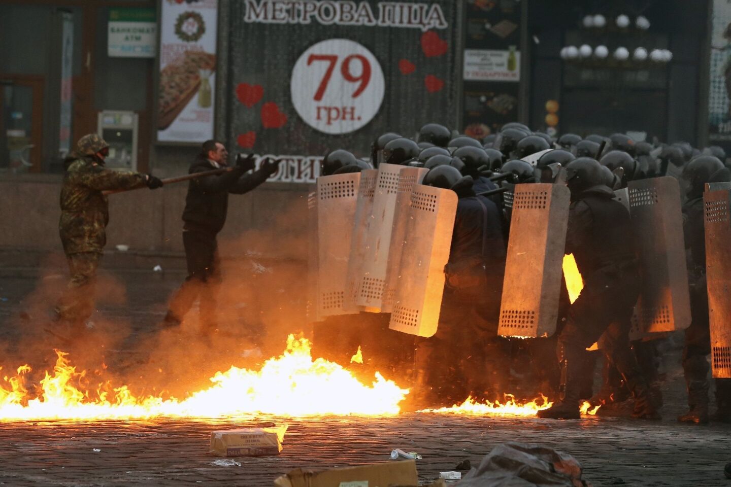 Clash in Kiev
