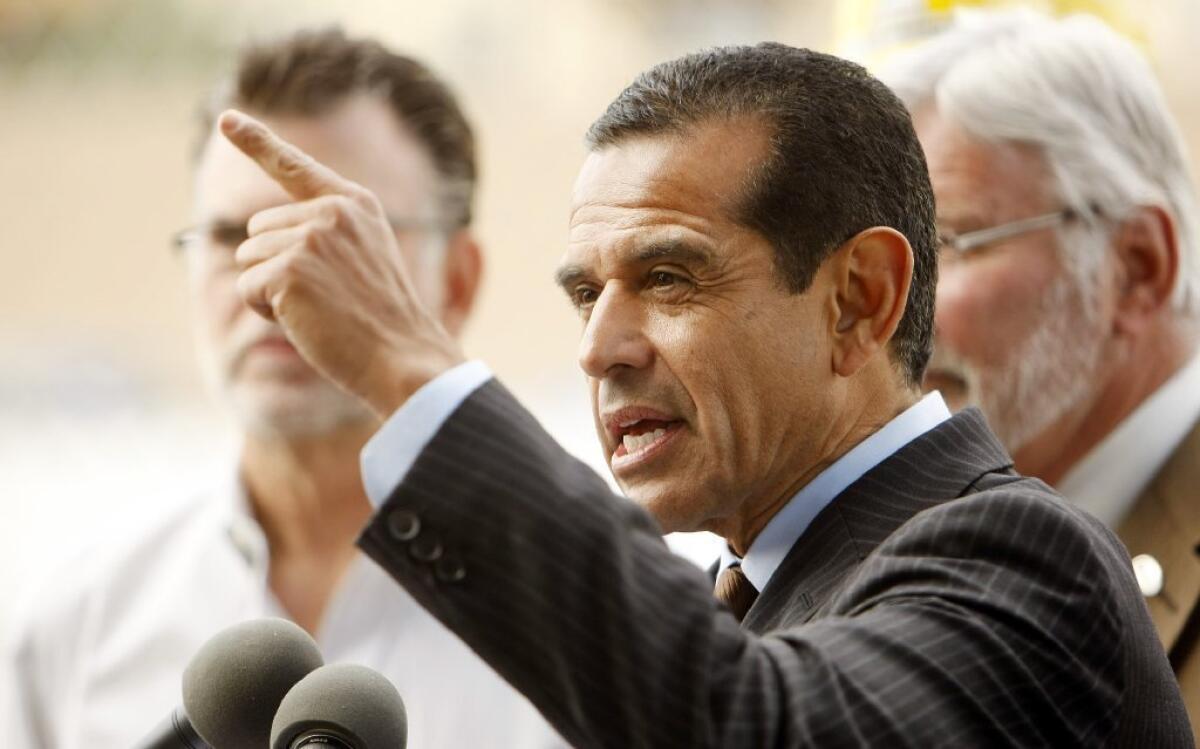 Mayor Antonio Villaraigosa.