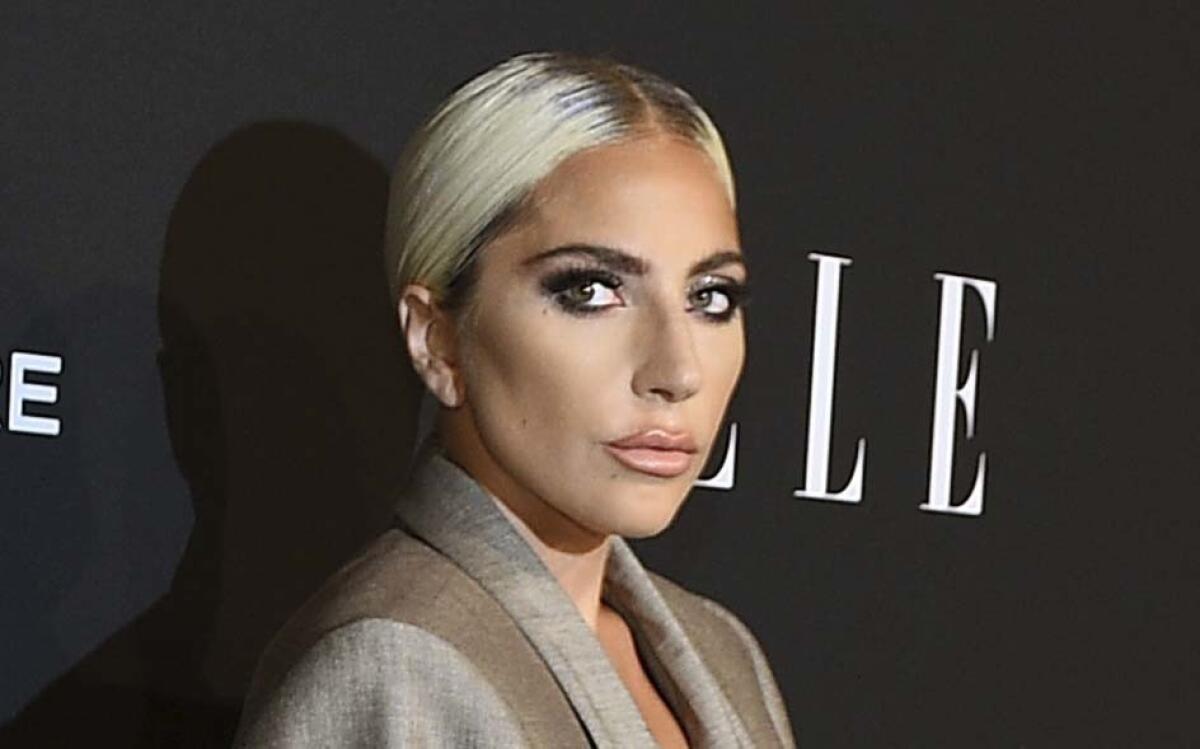 Lady Gaga attends the Elle Women in Hollywood event on Monday in Los Angeles.