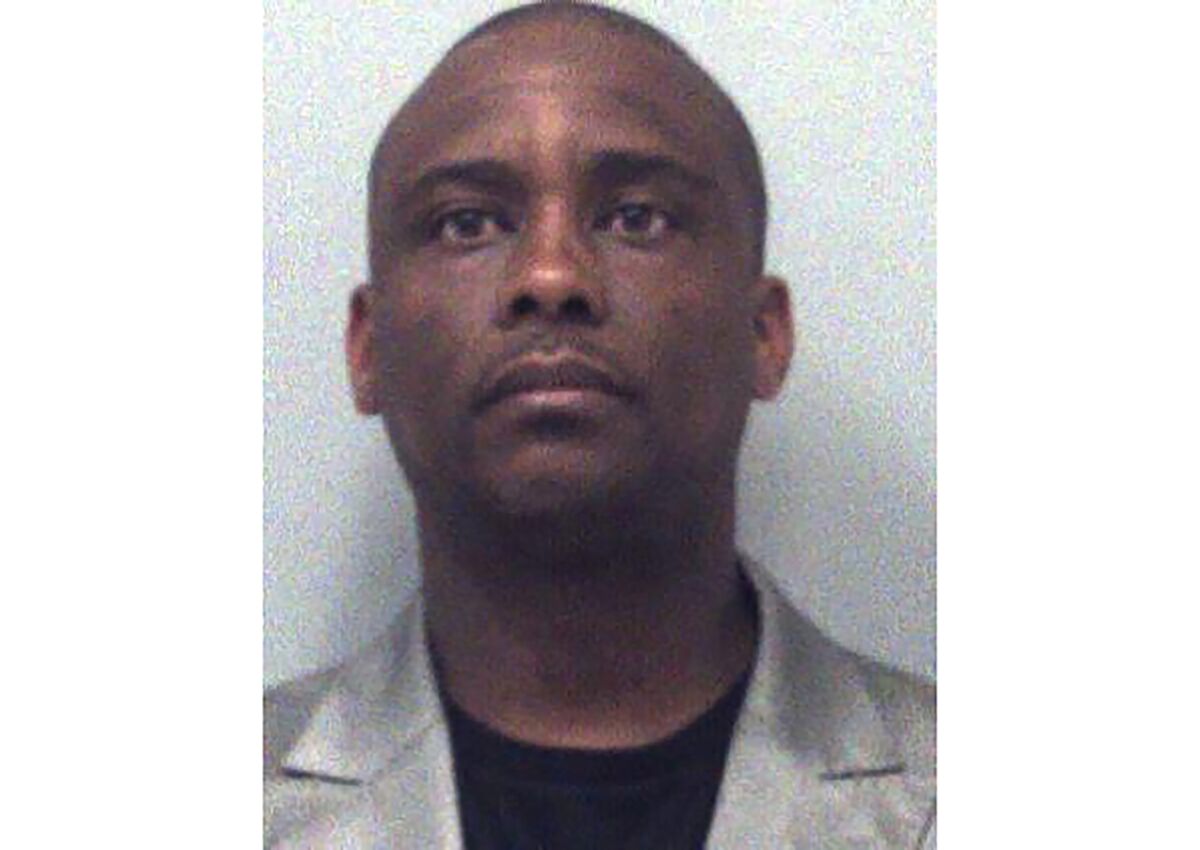 FILE - This undated file photo provided by the Gwinnett County Sheriff's Department shows Clayton County Sheriff Victor Hill. A federal magistrate judge has recommended against dismissing an indictment accusing the Atlanta-area sheriff of violating the civil rights of people in his custody. The federal indictment against the now-suspended Clayton County Sheriff Victor Hill says he violated the civil rights of five people who were being held at the county jail. Prosecutors say he used excessive force against the men when he ordered them held in a restraint chair without justification and as punishment. (Gwinnett County Sheriff's Department via AP)