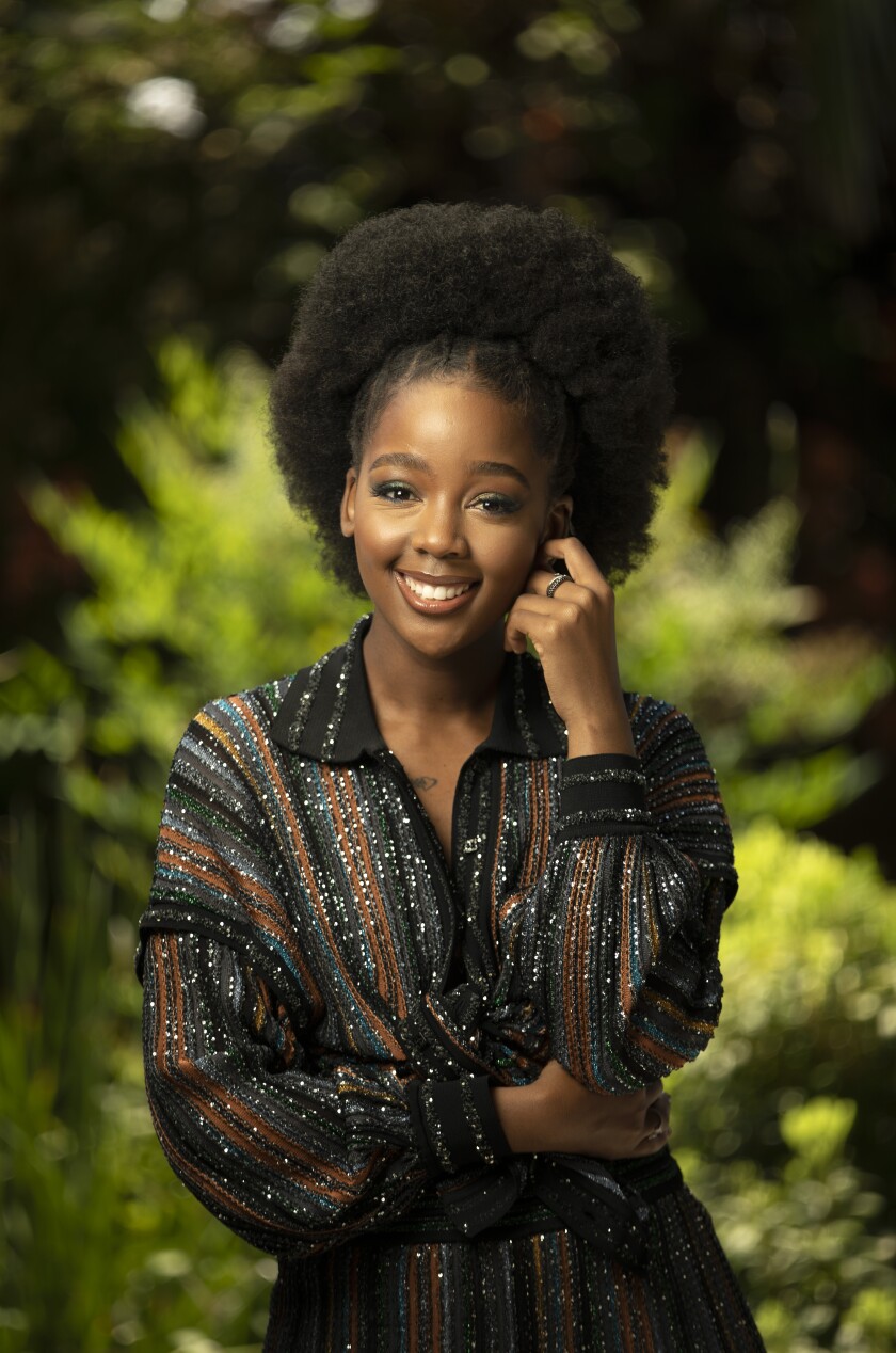 South African actress Thuso Mbedu plays the lead in "The Underground Railroad"