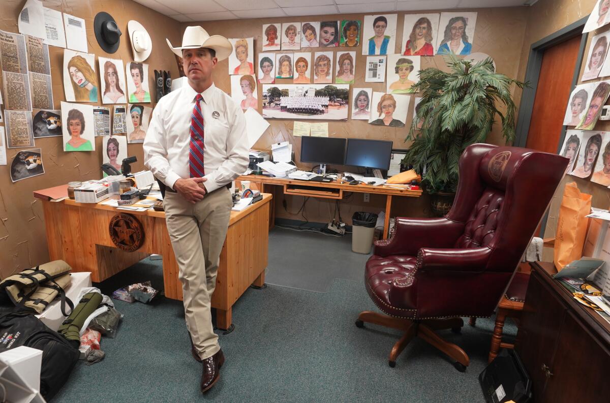 James Holland at his office 