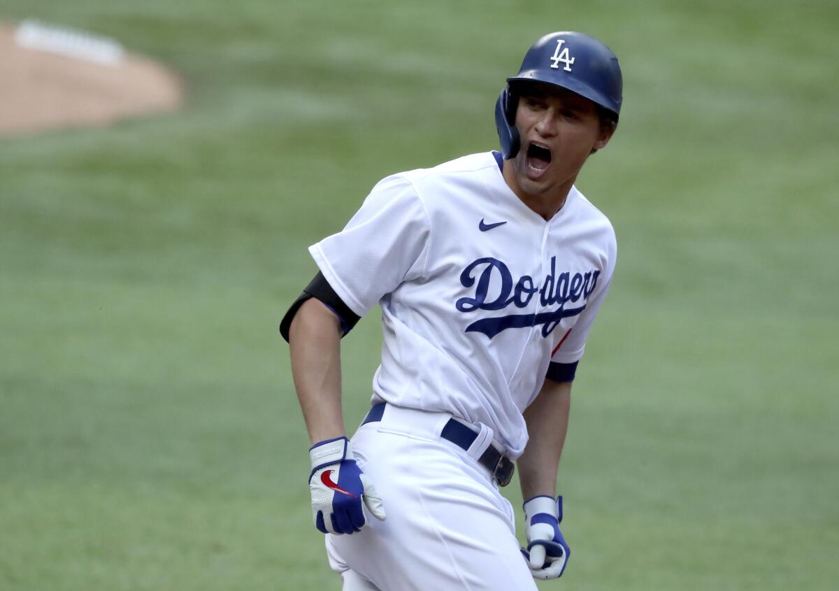 Corey Seager, de los Dodgers de Los Ángeles.