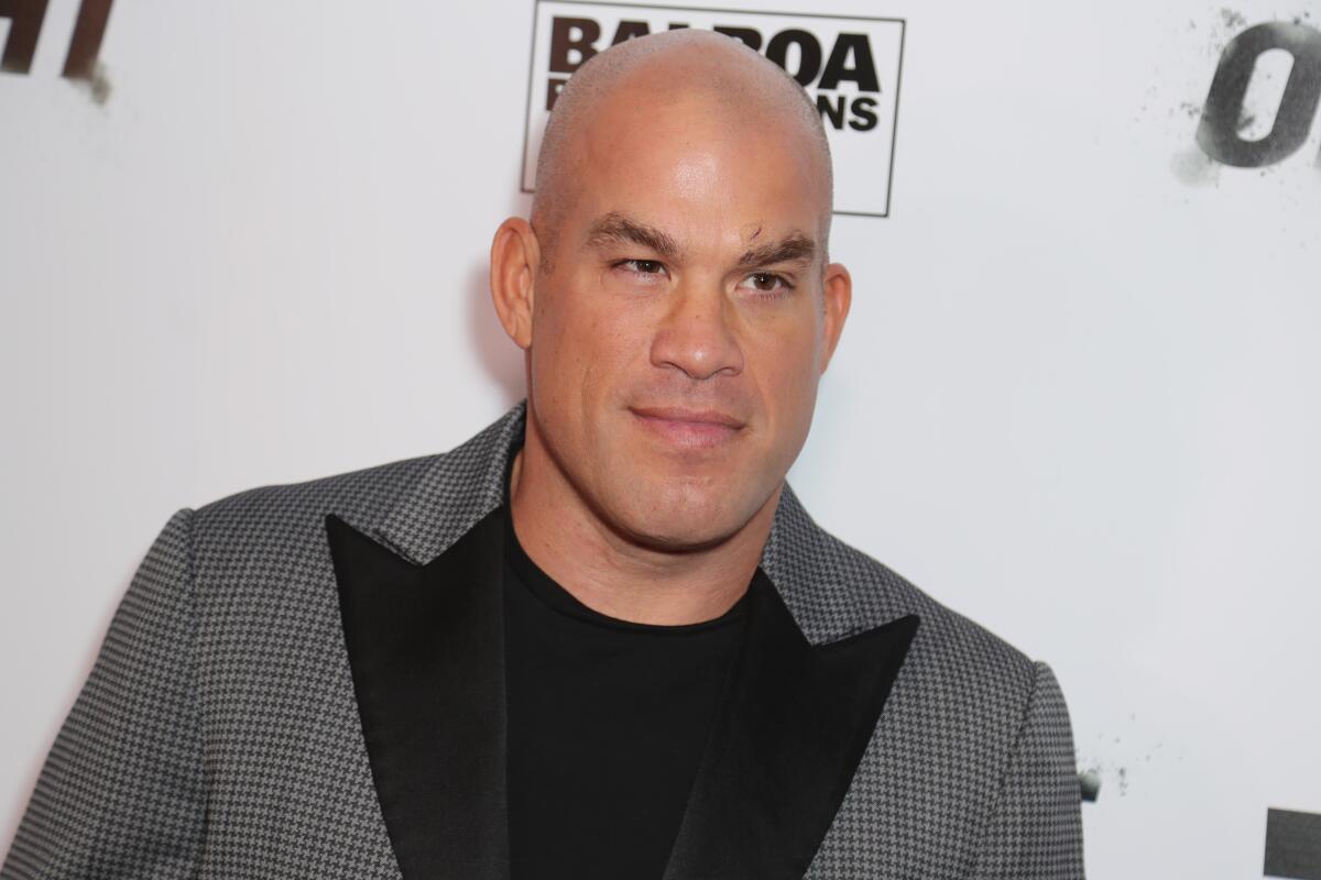 BEVERLY HILLS, CALIFORNIA - NOVEMBER 21: Tito Ortiz attends Premiere Of "One Night: Joshua Vs. Ruiz" at Writers Guild Theater on November 21, 2019 in Beverly Hills, California. (Photo by Leon Bennett/Getty Images) ** OUTS - ELSENT, FPG, CM - OUTS * NM, PH, VA if sourced by CT, LA or MoD **