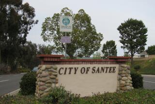 Santee has finally gotten around to updating its master plan for bicycle riding in the city, and will incorporate pedestrian needs as part of "Active Santee." Long stretches of roadways where drivers speed like Mission Gorge Road, where this sign is posted, can be harrowing for bike riders.
