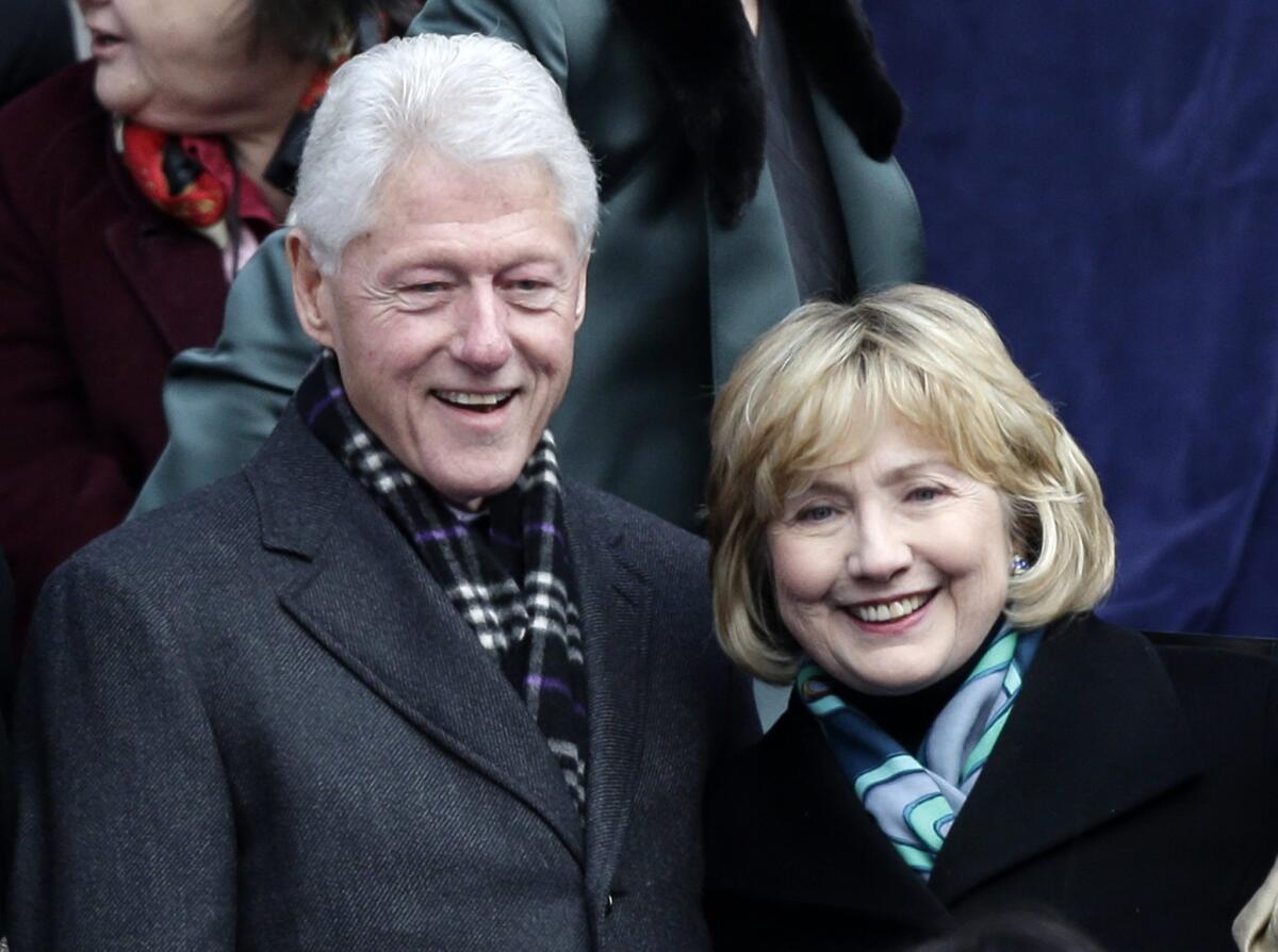 Former President Bill Clinton, with former Secretary of State Hillary Clinton at the swearing-in of NYC Mayor Bill de Blasio, has approved the release of 33,000 previously withheld documents from his presidency.