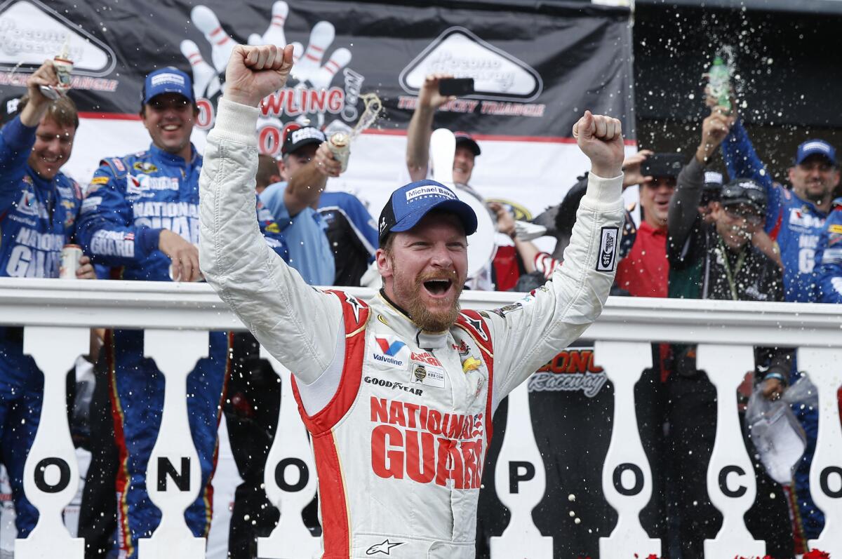 Dale Earnhardt Jr. is having a great year on the track.