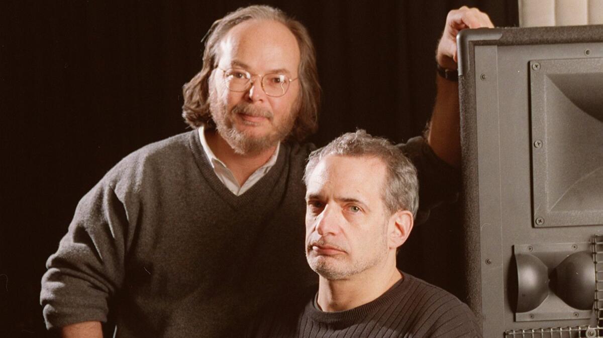 Walter Becker, left, and Donald Fagen in 2000.