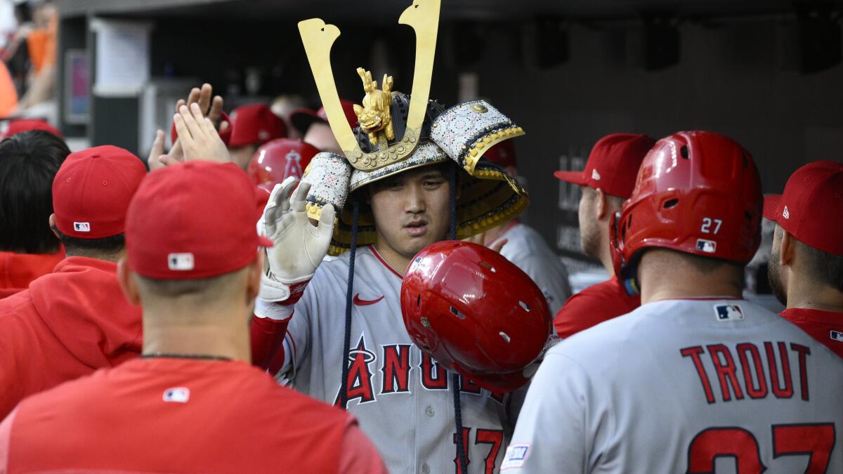 Shohei Ohtani continues to make history as Angels beat Royals - Los Angeles  Times