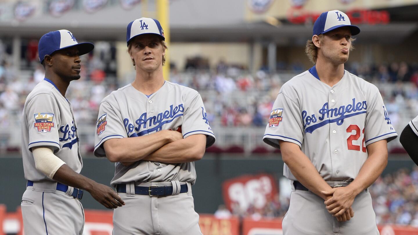 Dee Gordon, Zack Greinke, Clayton Kershaw