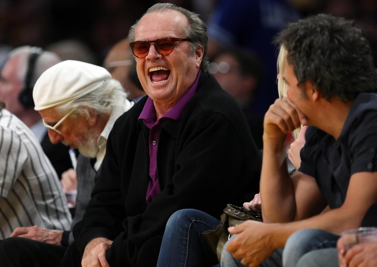Jack Nicholson can’t shoot and can’t defend, but he's like family for Lakers fans.