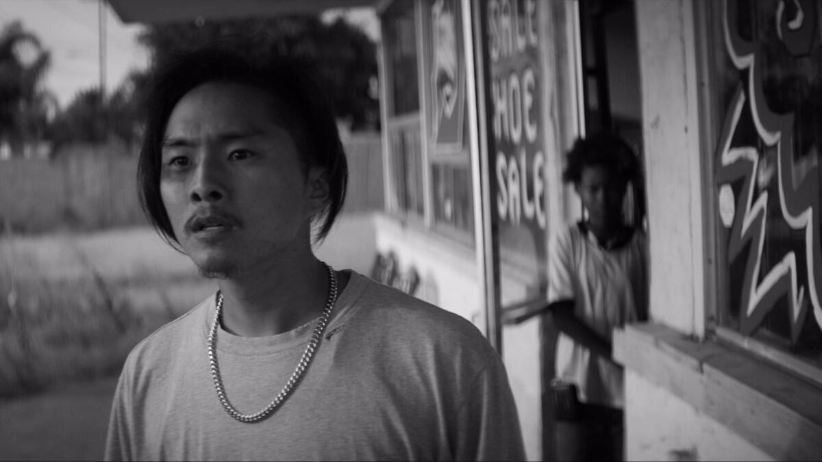 Justin Chon in his film "Gook," which is set during the 1992 L.A. riots.