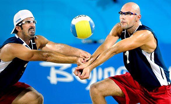 Todd Rogers, Phil Dalhausser, Beijing Olympics - Day 3