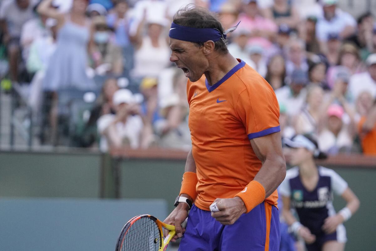 El español Rafael Nadal