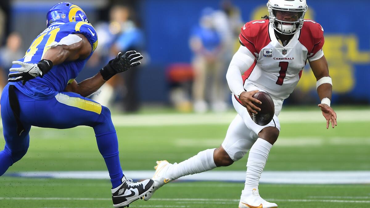 L.A. Rams overcome depleted roster to beat Arizona Cardinals - Los Angeles  Times