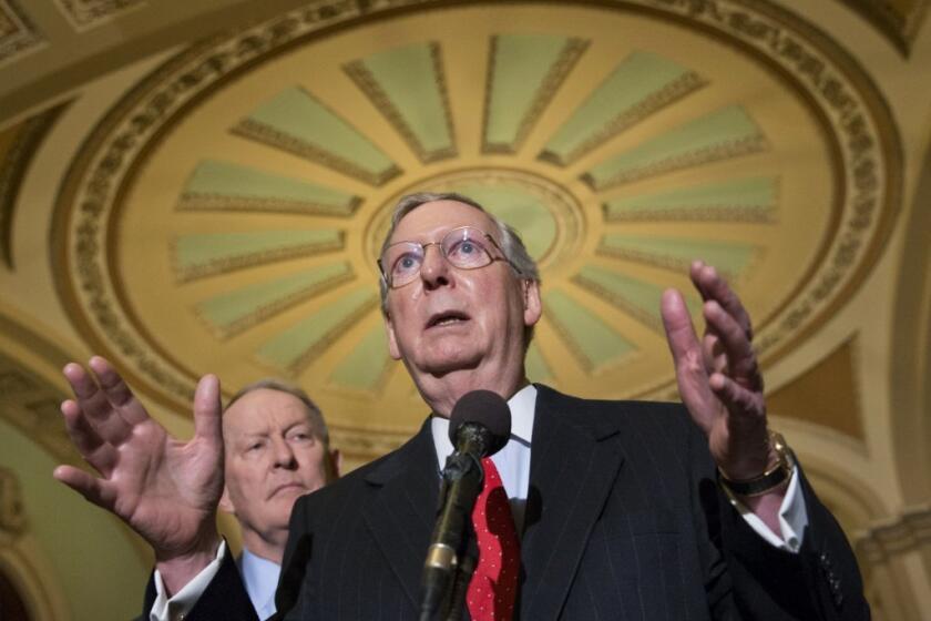 Minority Leader Mitch McConnell of Kentucky agreed to avoid a weekend session in the Senate.