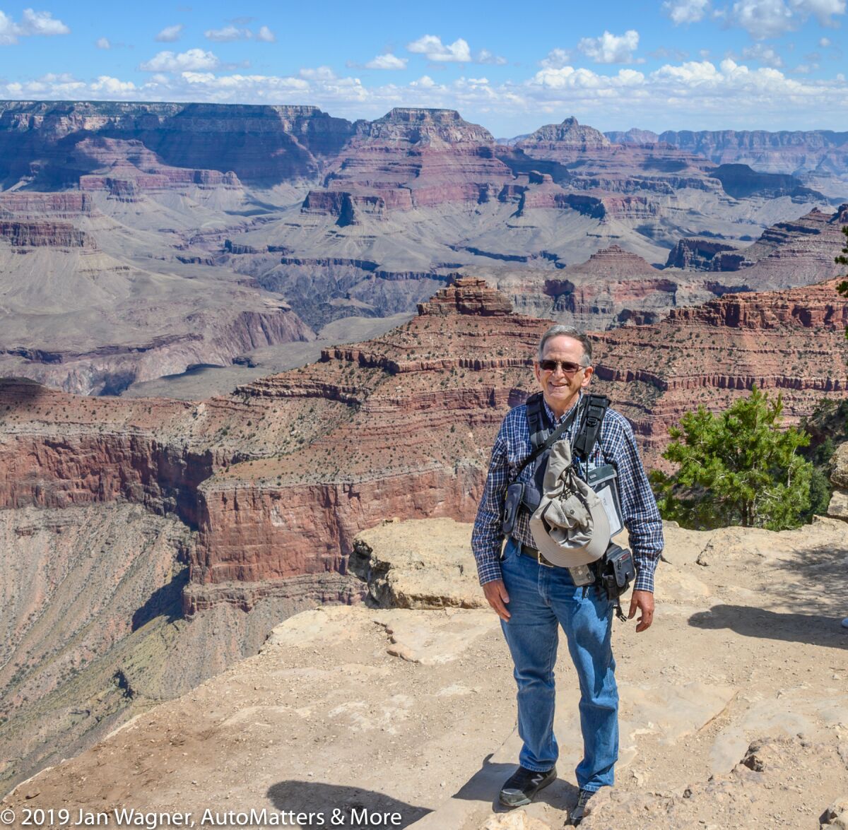Jan at the Grand Canyon