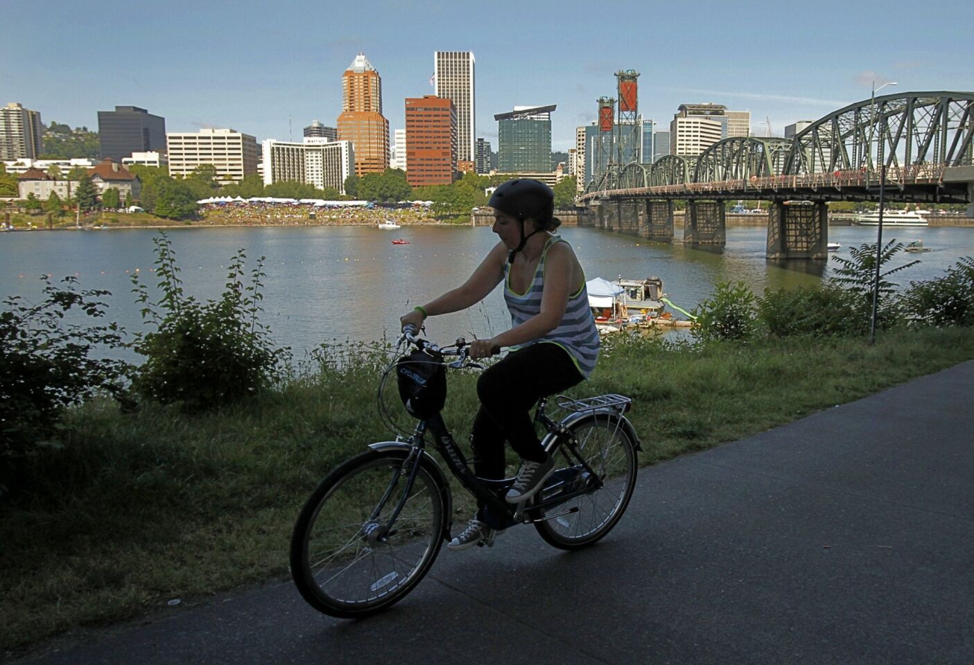 Shift into the Portland, Ore., spirit with a bike tour around town