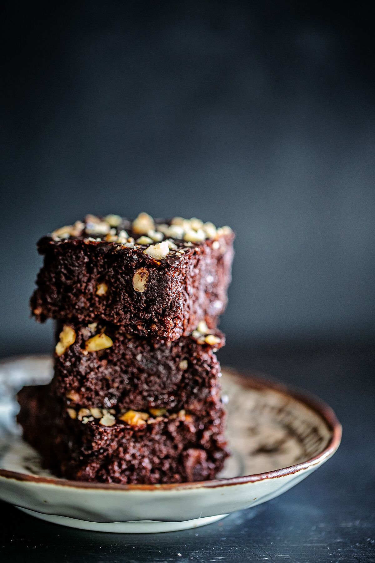A stack of guilt-free brownies.